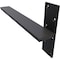 Ekena Millwork 2 1/2"W x 18"D Floating Steel Heavy Duty Wall Mount, Powder Coated Black BKTM02X18FWPBL - alternate 7
